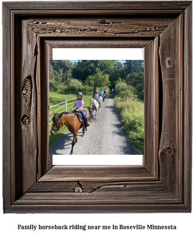 family horseback riding near me in Roseville, Minnesota